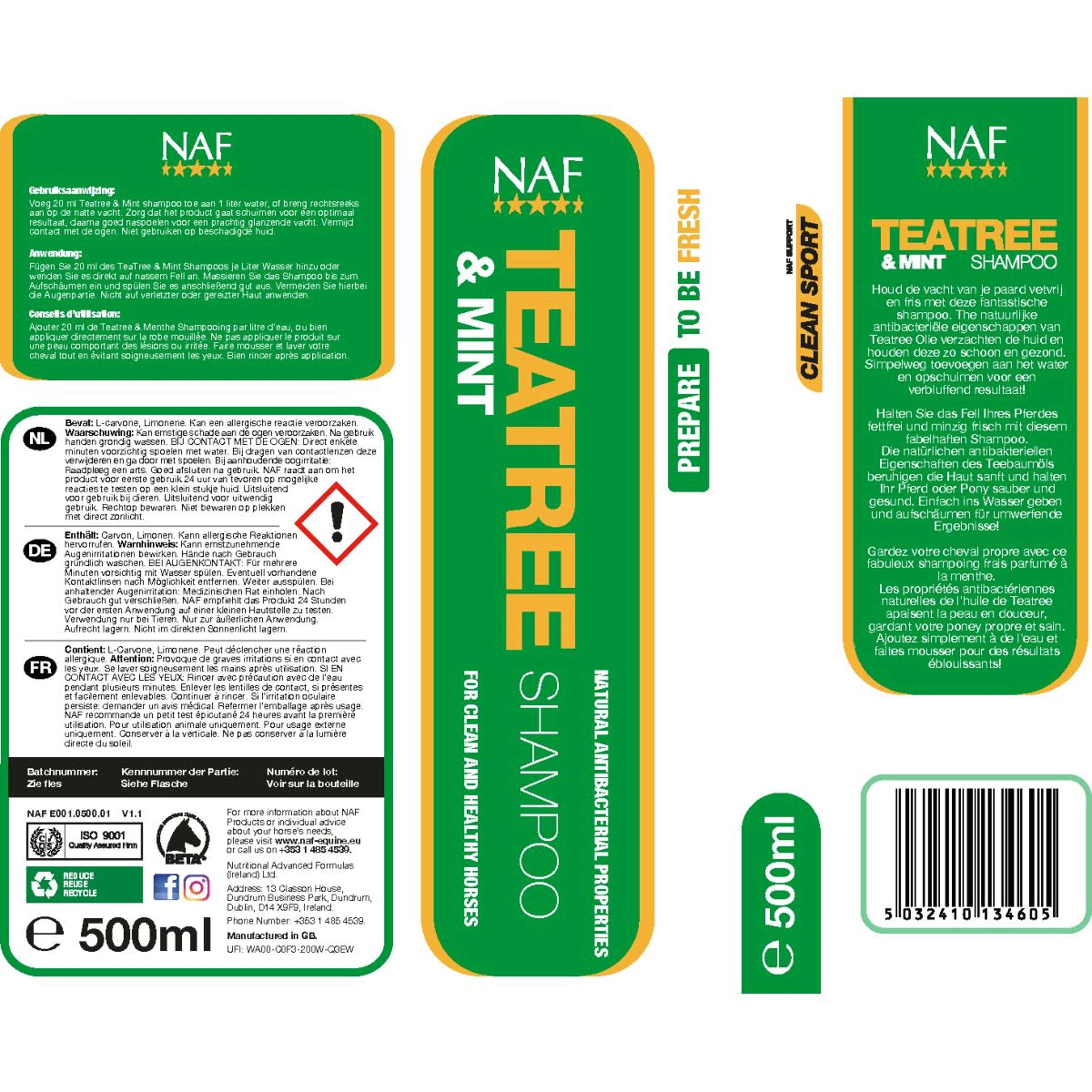 NAF Teatree & Mint Shampoo NAF Teatree & Mint Shampoo