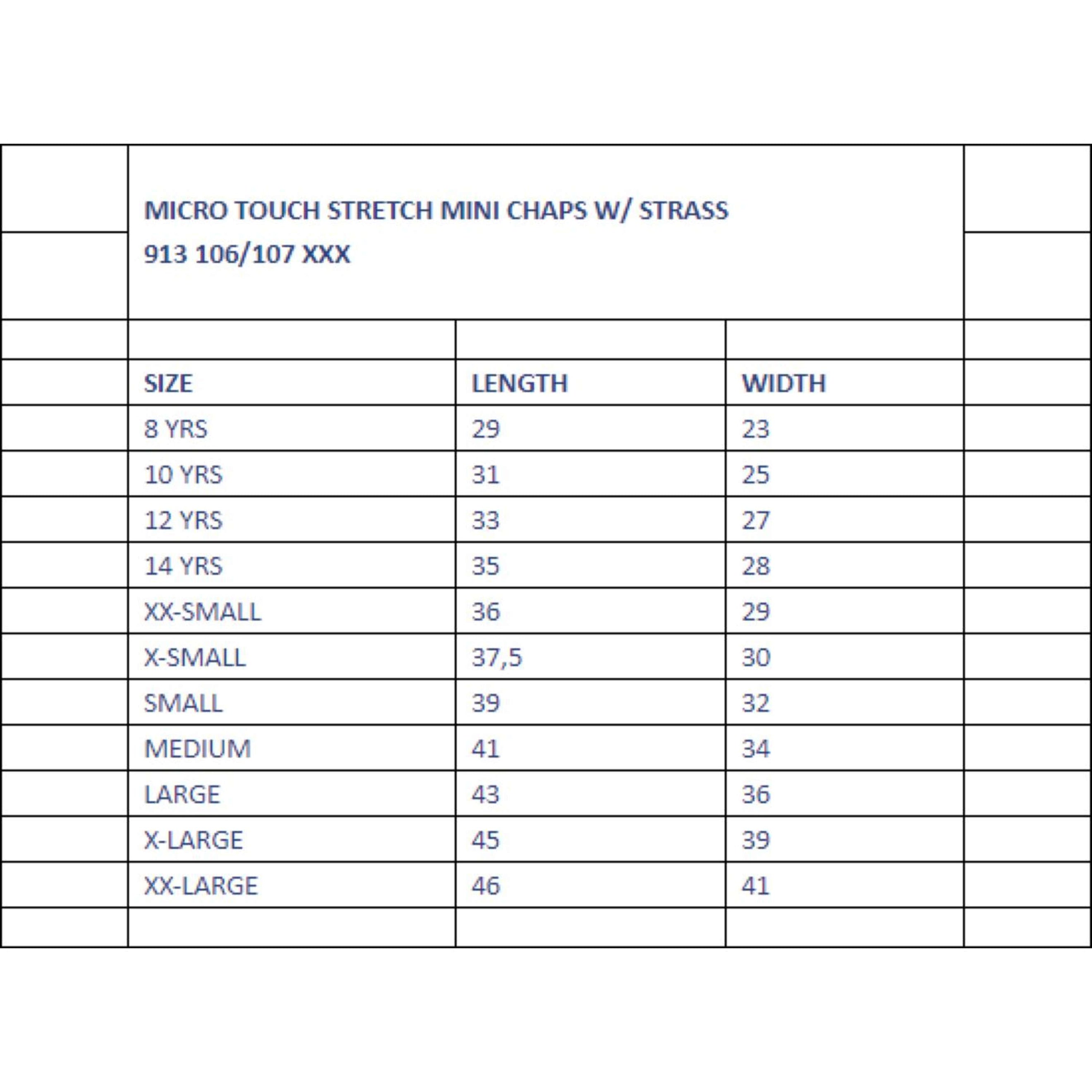 Norton Chaps Strass Schwarz Norton Chaps Strass Schwarz