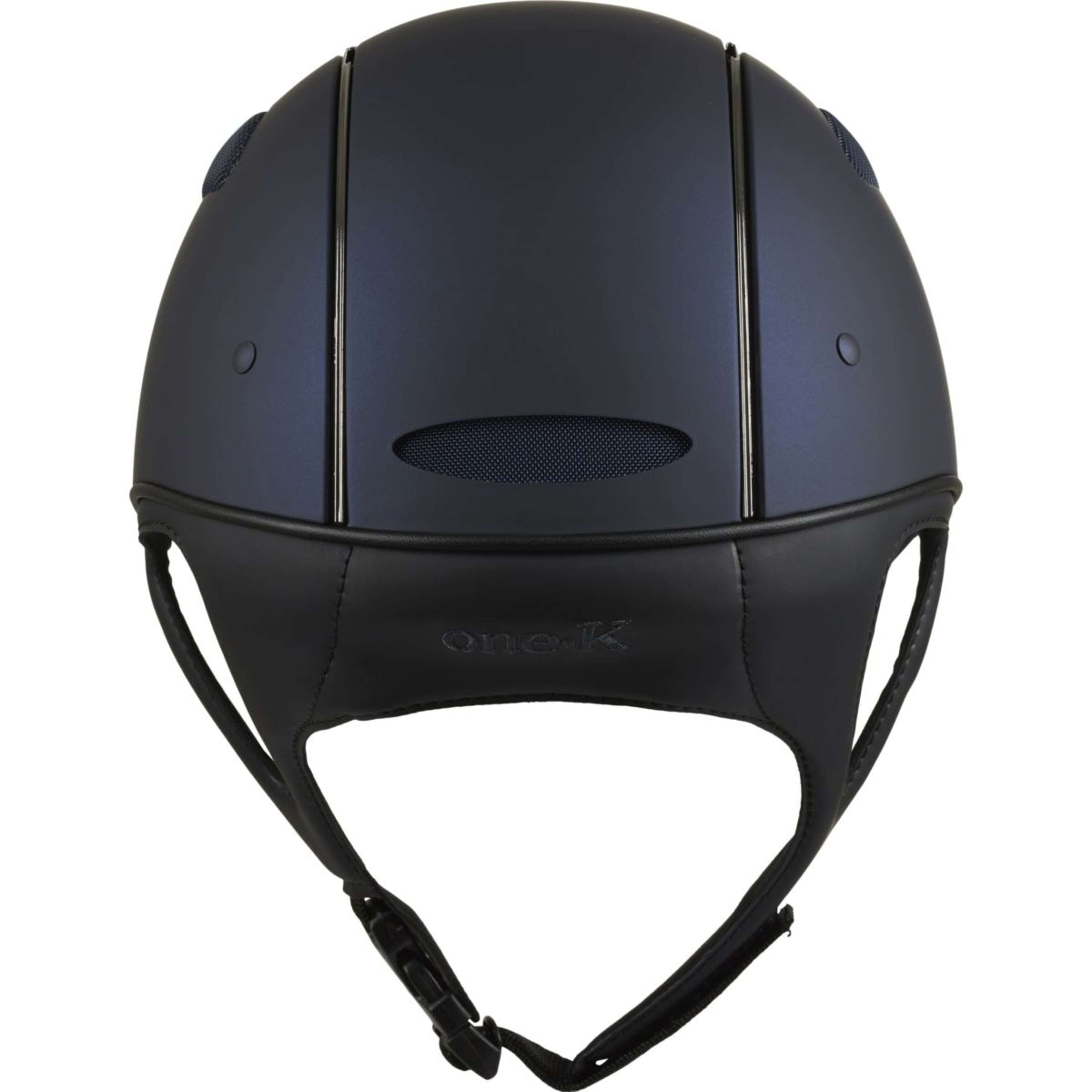 OneK Reithelm Defender Pro Matt Chrome Lines Navy