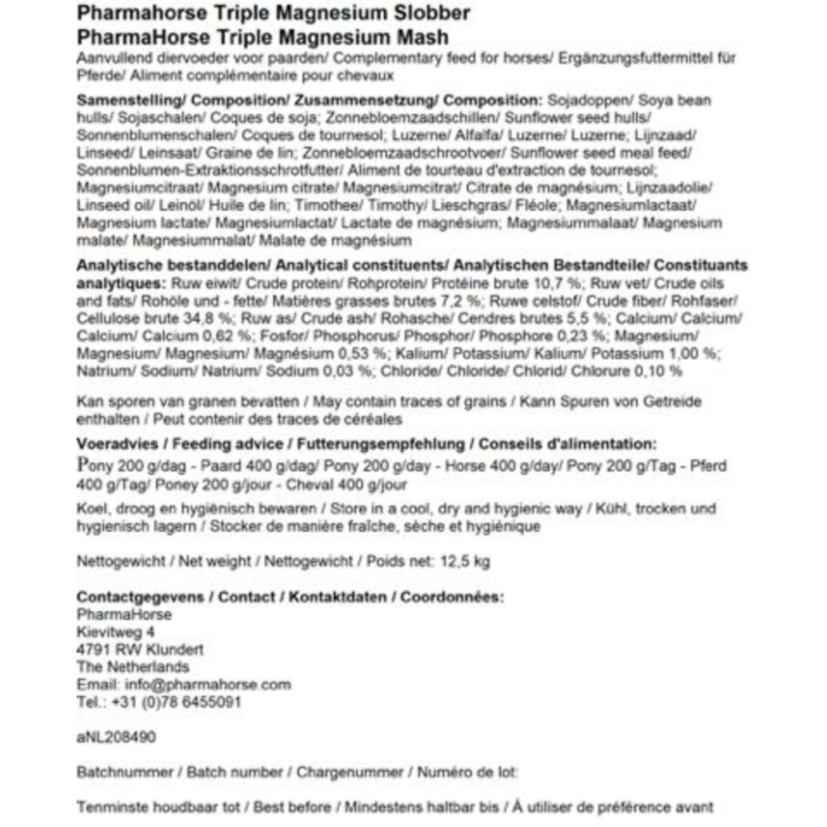 PharmaHorse Mash TripleMagnesium