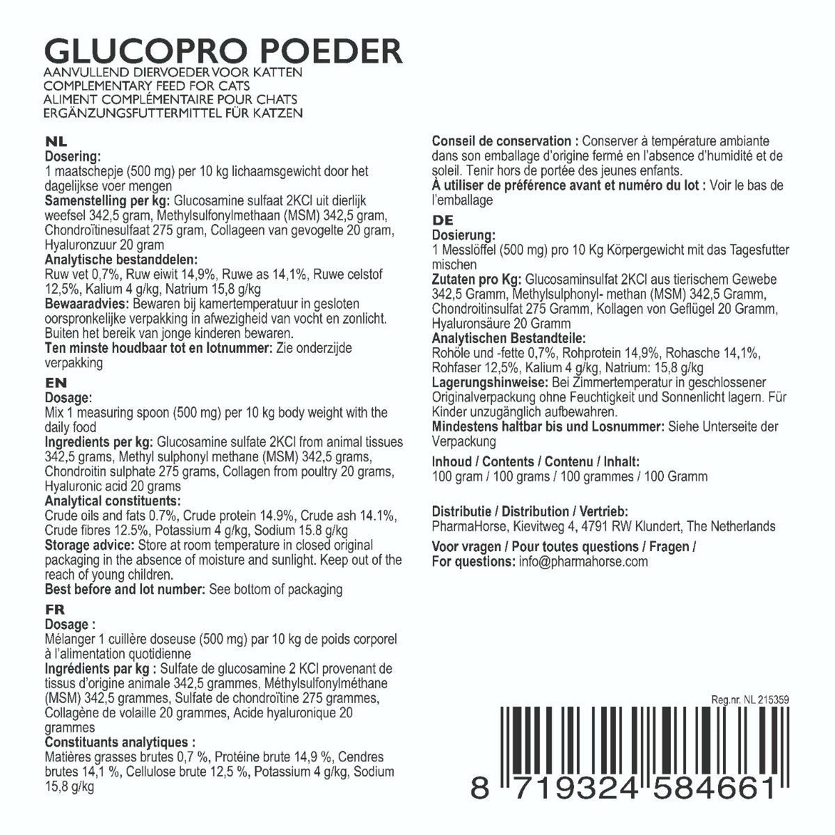 PharmaCat GlucoPro Pulver