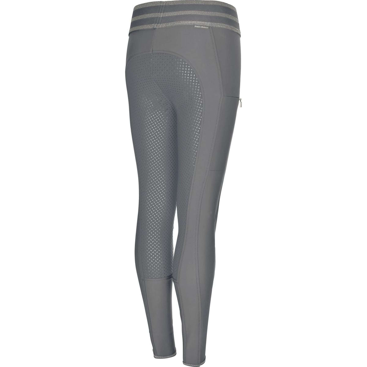 Pikeur Reitleggings Ida Athleisure Full Grip Kinder Grau/silber