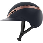 Pikeur X Abus Reithelm AirLuxe SUPREME L.V. Nachtblau/Roségold