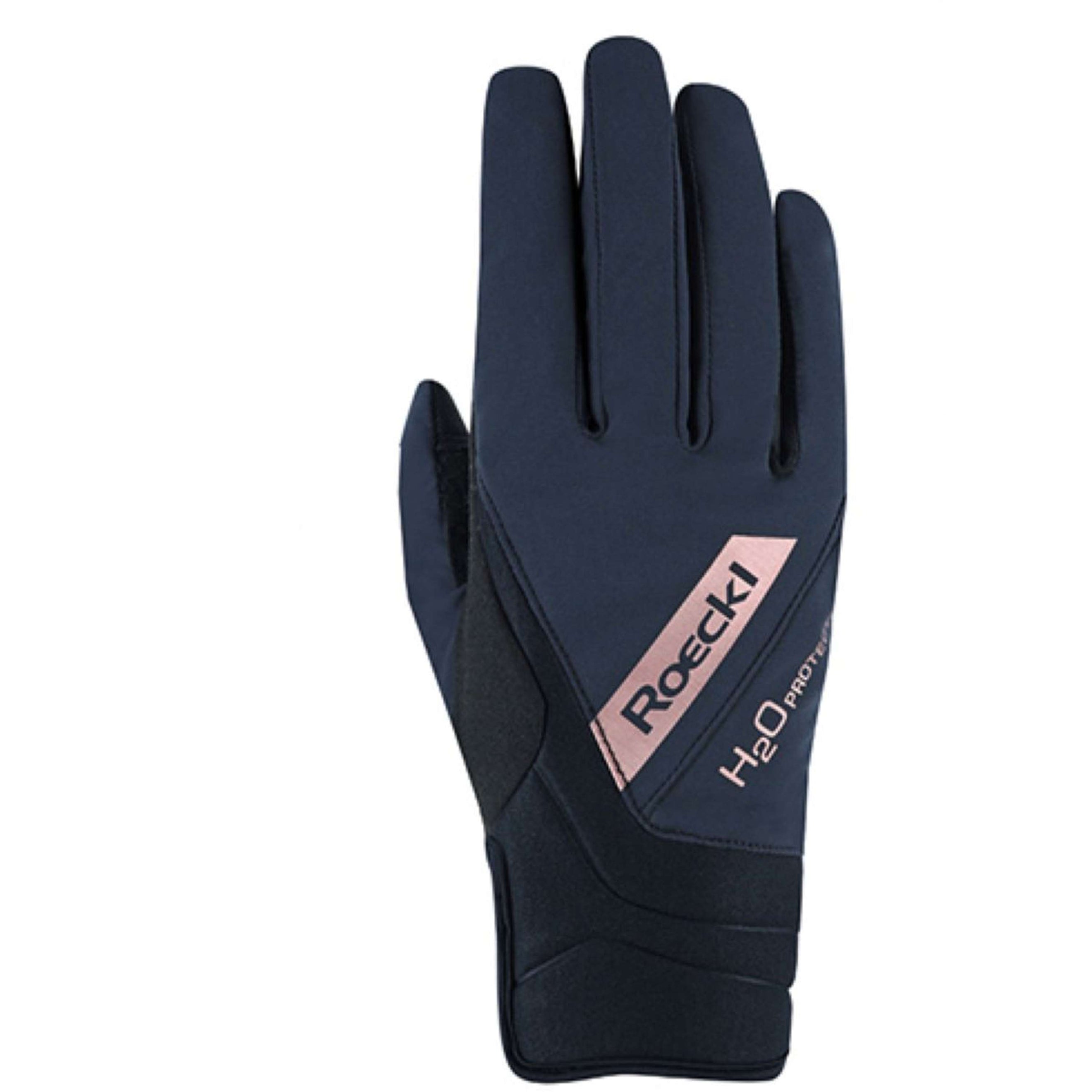 Roeckl Handschuhe Waregem Schwarz/Kupfer