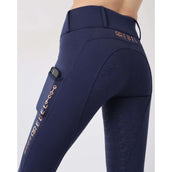 Rebel Pull On Reitleggings Bid-Chain Full Grip Navy