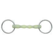 Shires Ripple Loose Ring Snaffle Equikind Pale grün