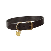 Digby & Fox Halsband Vlak Leder Braun