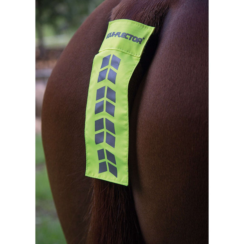 Equi-Flector by Shires Schweifband Mesh Reflektierend Gelb Equi-Flector by Shires Schweifband Mesh Reflektierend Gelb