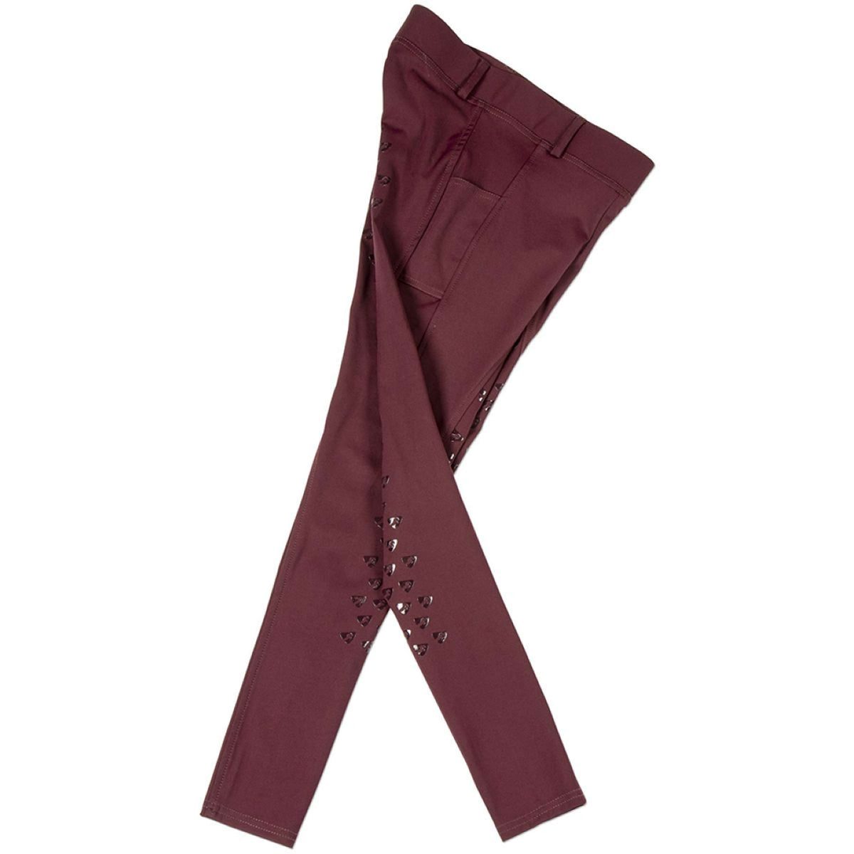 Aubrion by Shires by Shires Reitleggings Albany Mädchen Black Cherry