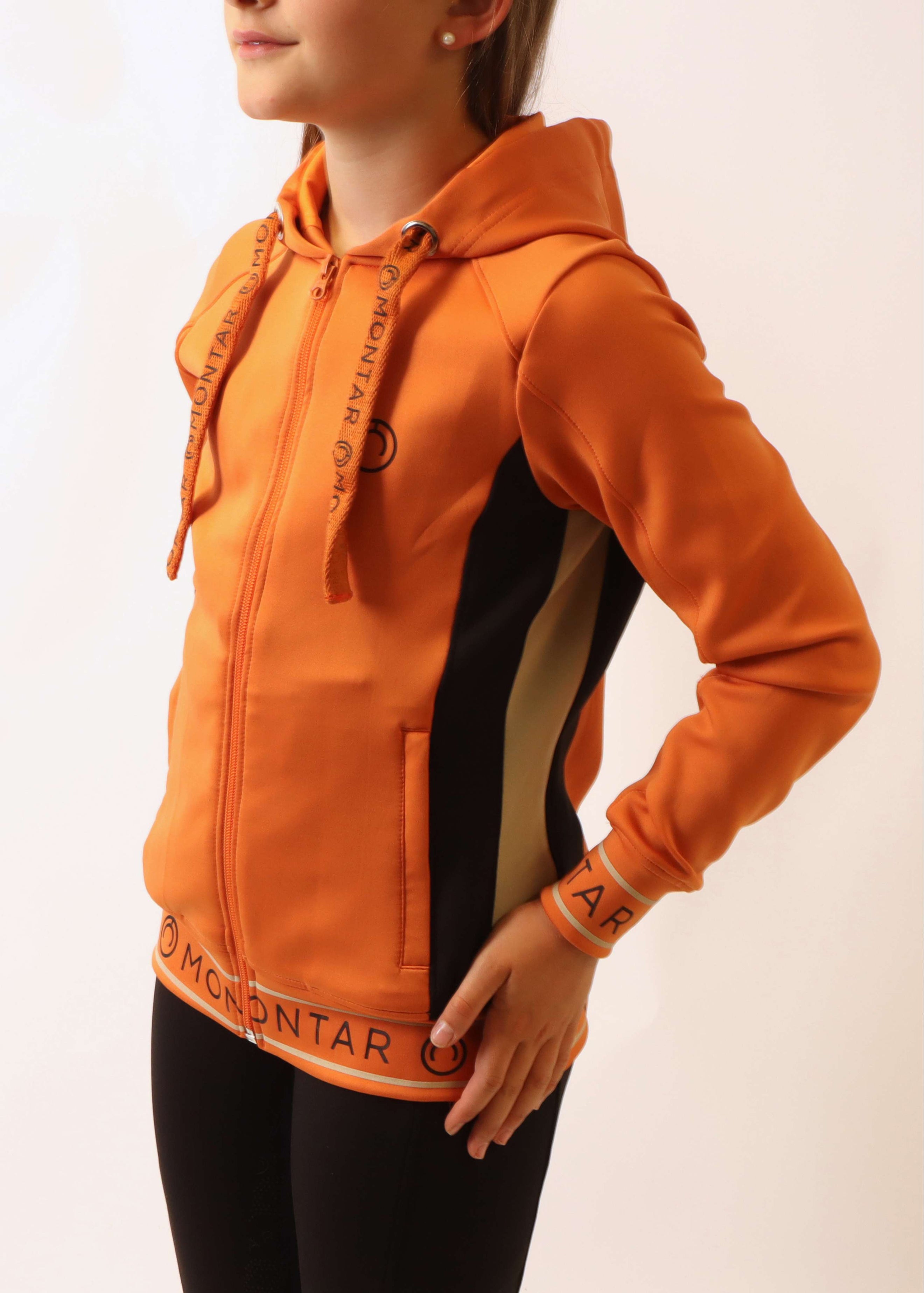 Montar Jacke Alia Viv Logotape Junior Burnt Orange