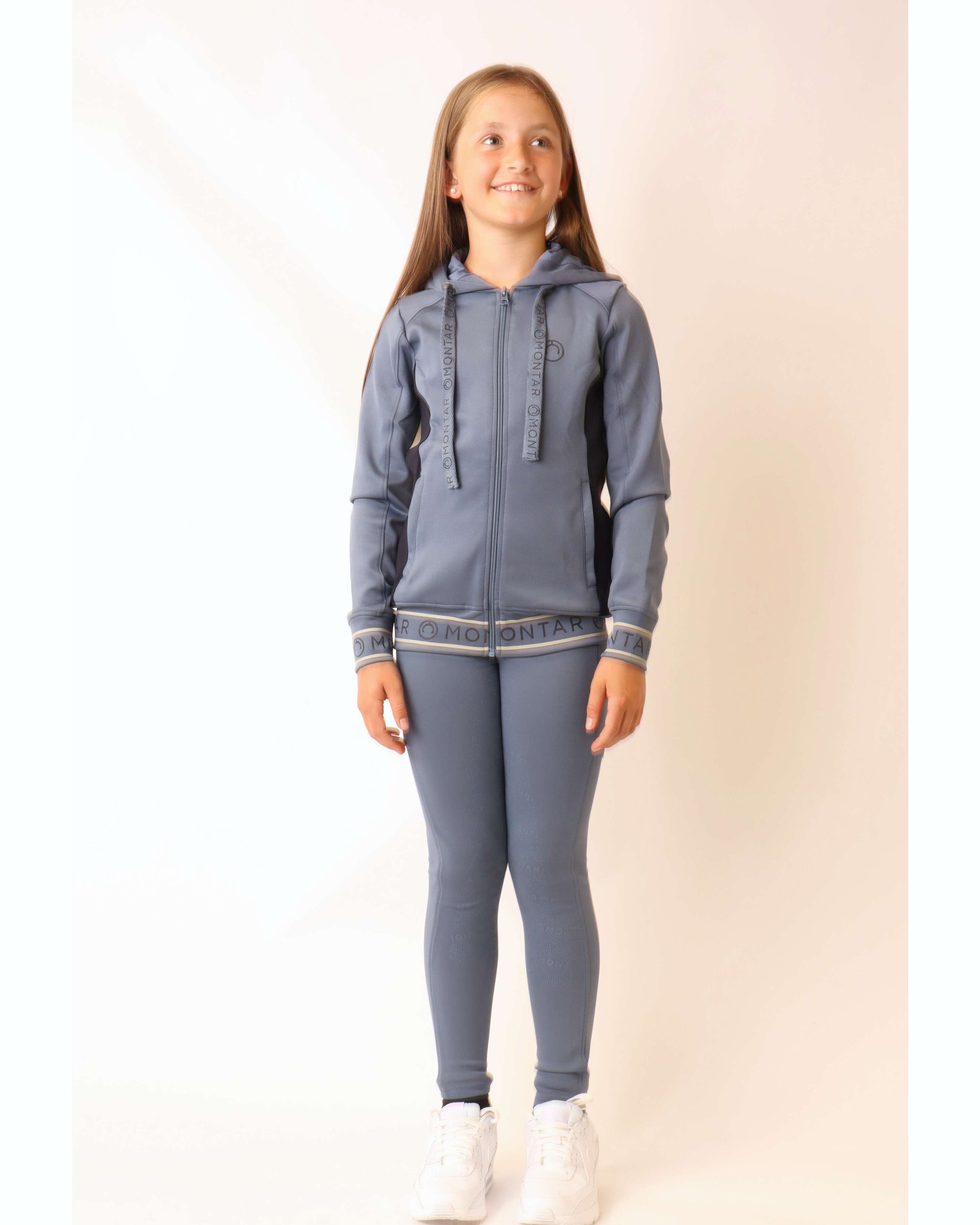 Montar Jacke Alia Viv Logotape Junior Dove Blue