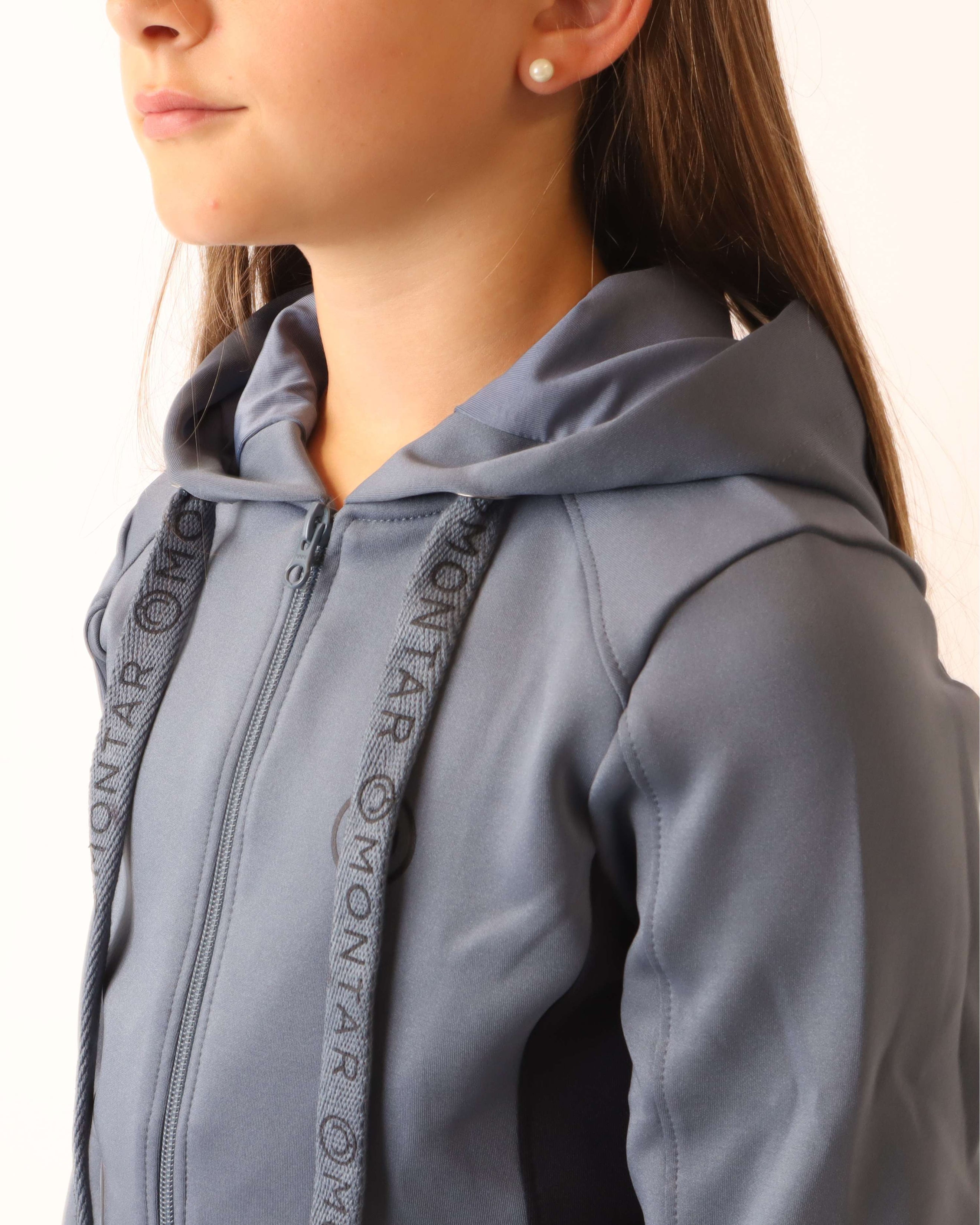 Montar Jacke Alia Viv Logotape Junior Dove Blue