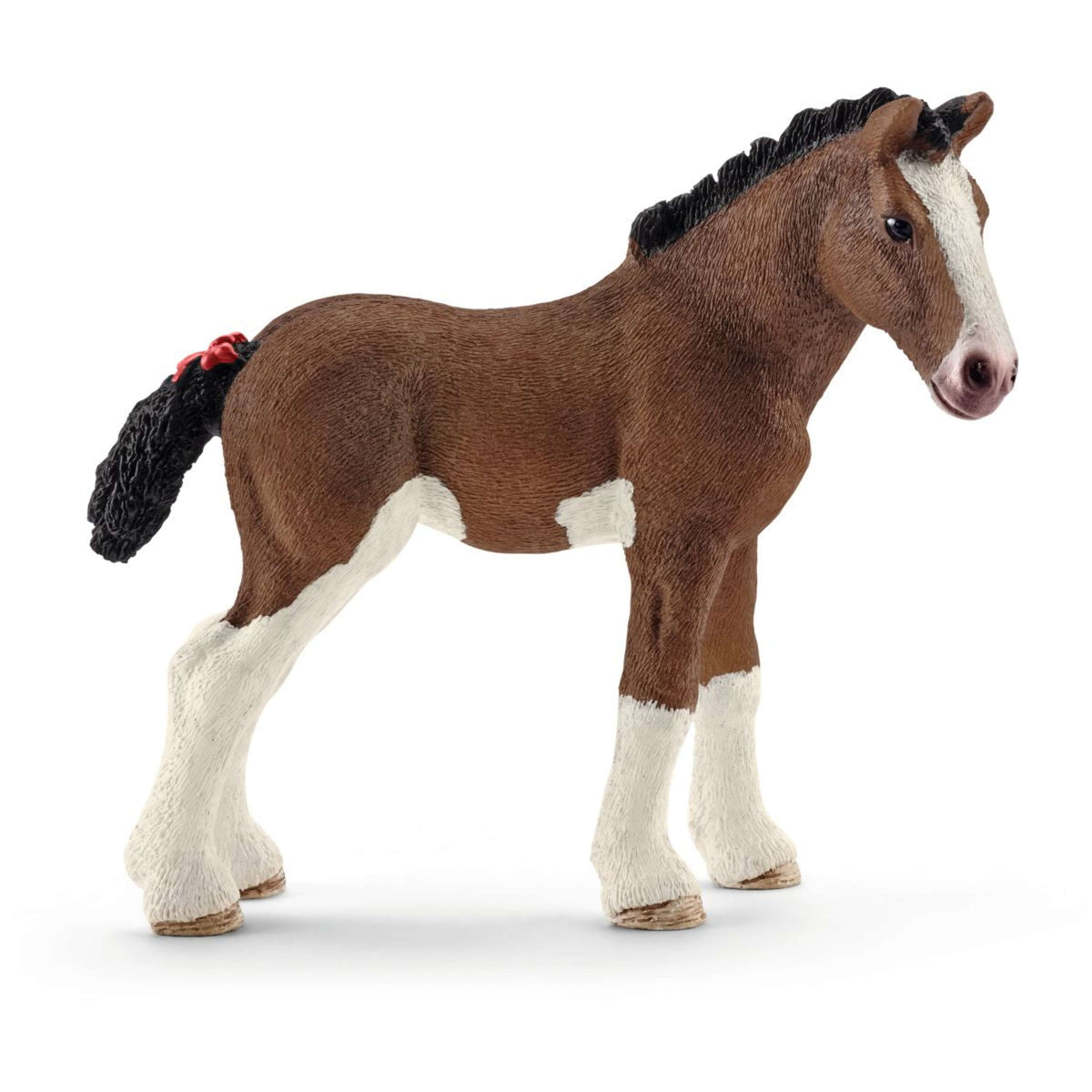 Schleich Figur Farm World Clydesdale Fohlen Braun