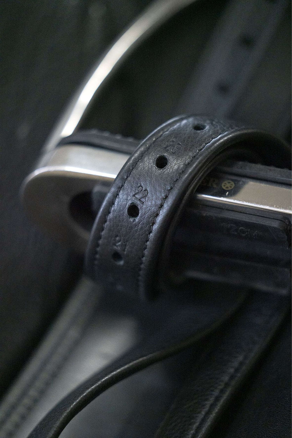 Schockemöhle Steigbügelriemen Colorado Soft Schwarz/Silber
