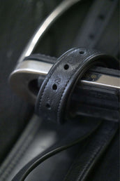 Schockemöhle Steigbügelriemen Colorado Soft Schwarz/Silber