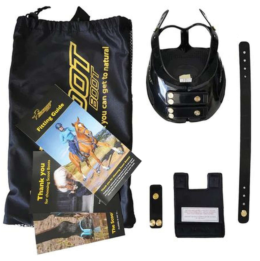 Scoot Boot Hufschuh Slim Single Schwarz