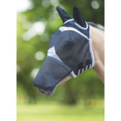 Shires Fliegenmaske mit Ohr und Nase Robust Mesh Schwarz