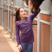 Aubrion Shirt Balance Young Rider Blau