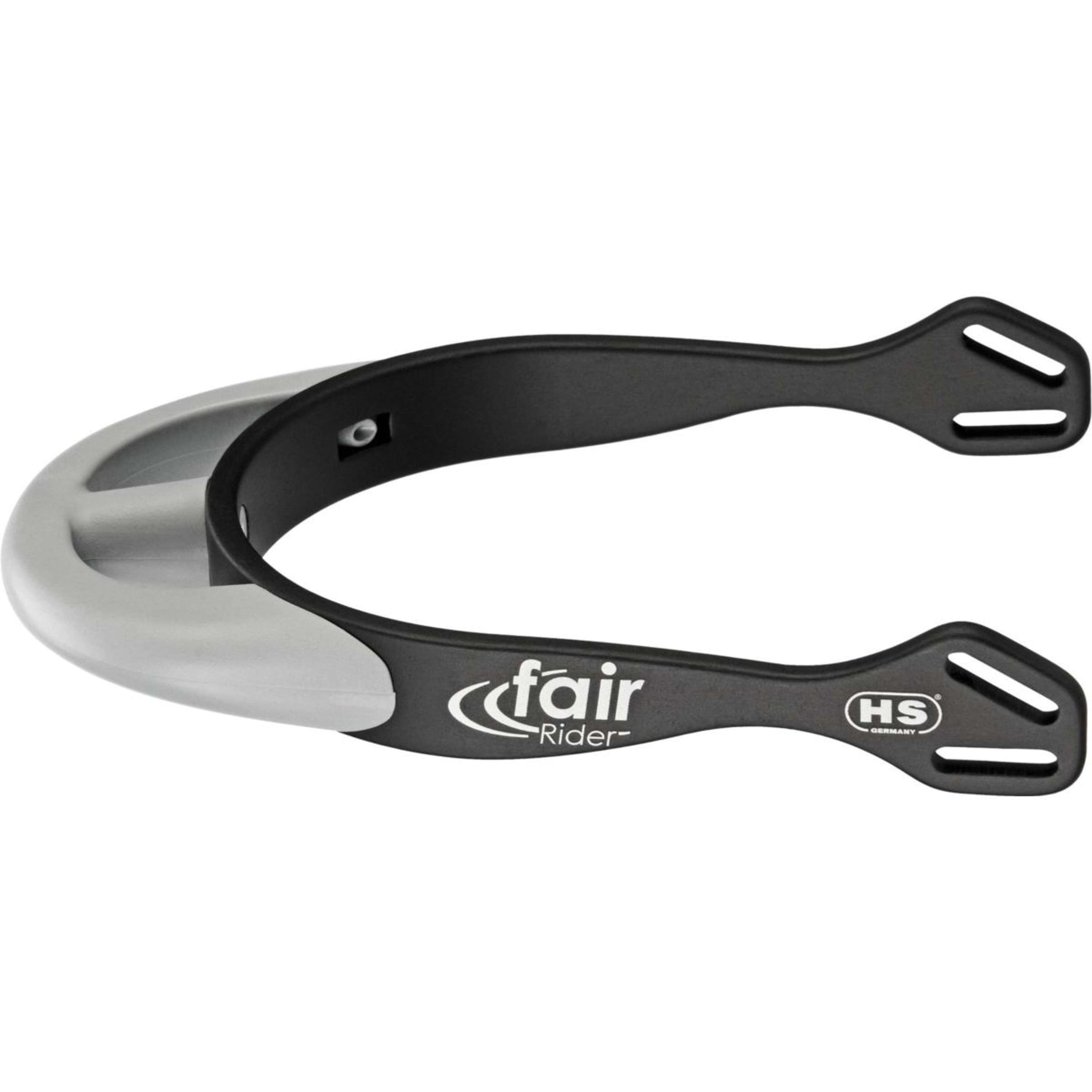 Sprenger Sporen Fairrider Halb Rund Schwarz/Silber Sprenger Sporen Fairrider Halb Rund Schwarz/Silber