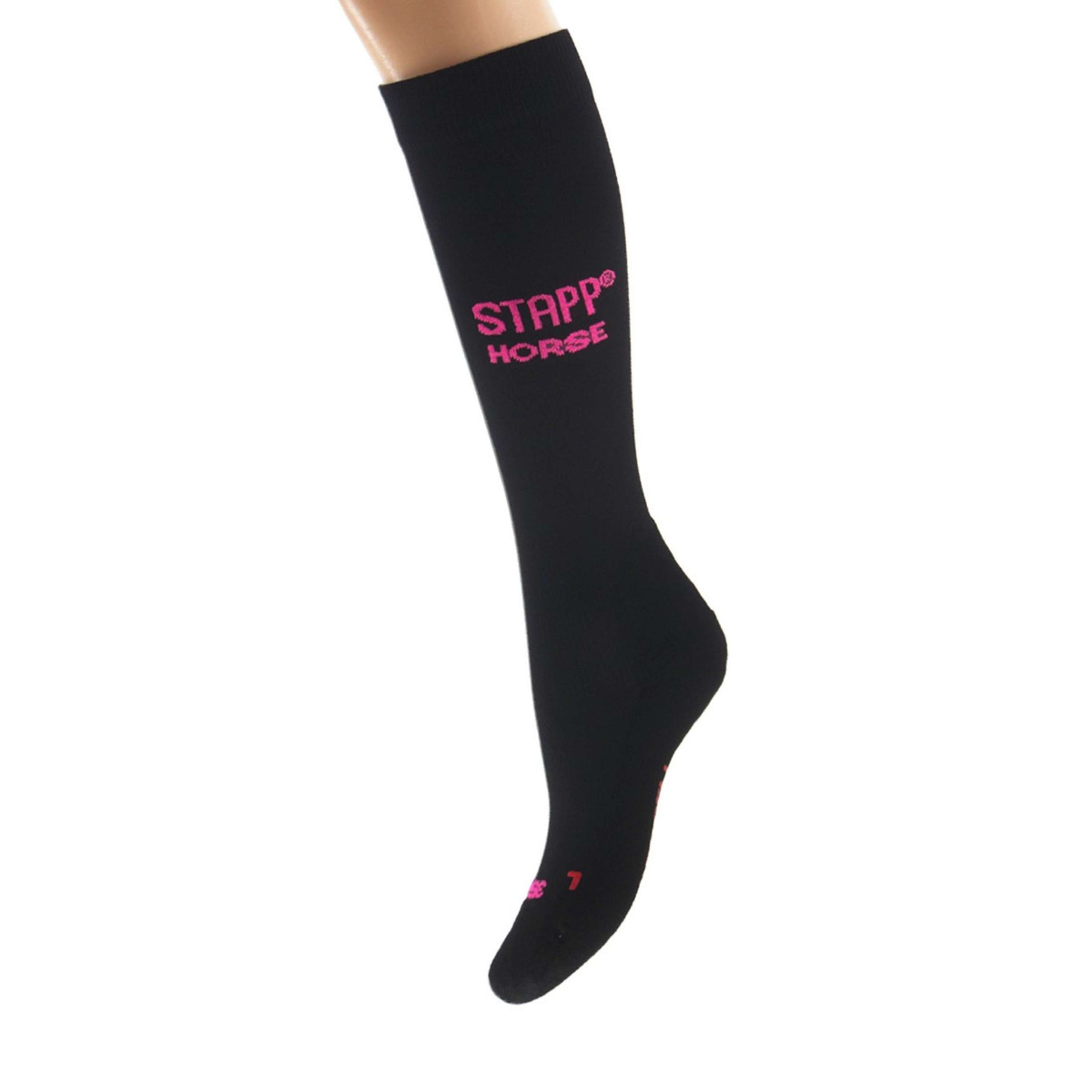 Stapp Horse Reitsocken Uni Deocell Schwarz/pink Stapp Horse Reitsocken Uni Deocell Schwarz/pink