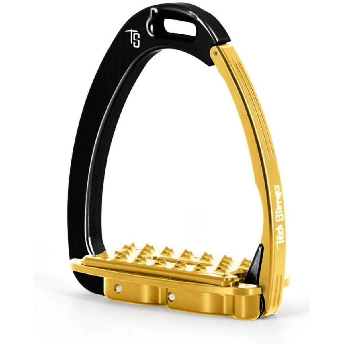 Tech Stirrups Steigbügel Venice Sloped EVO Schwarz/Gold