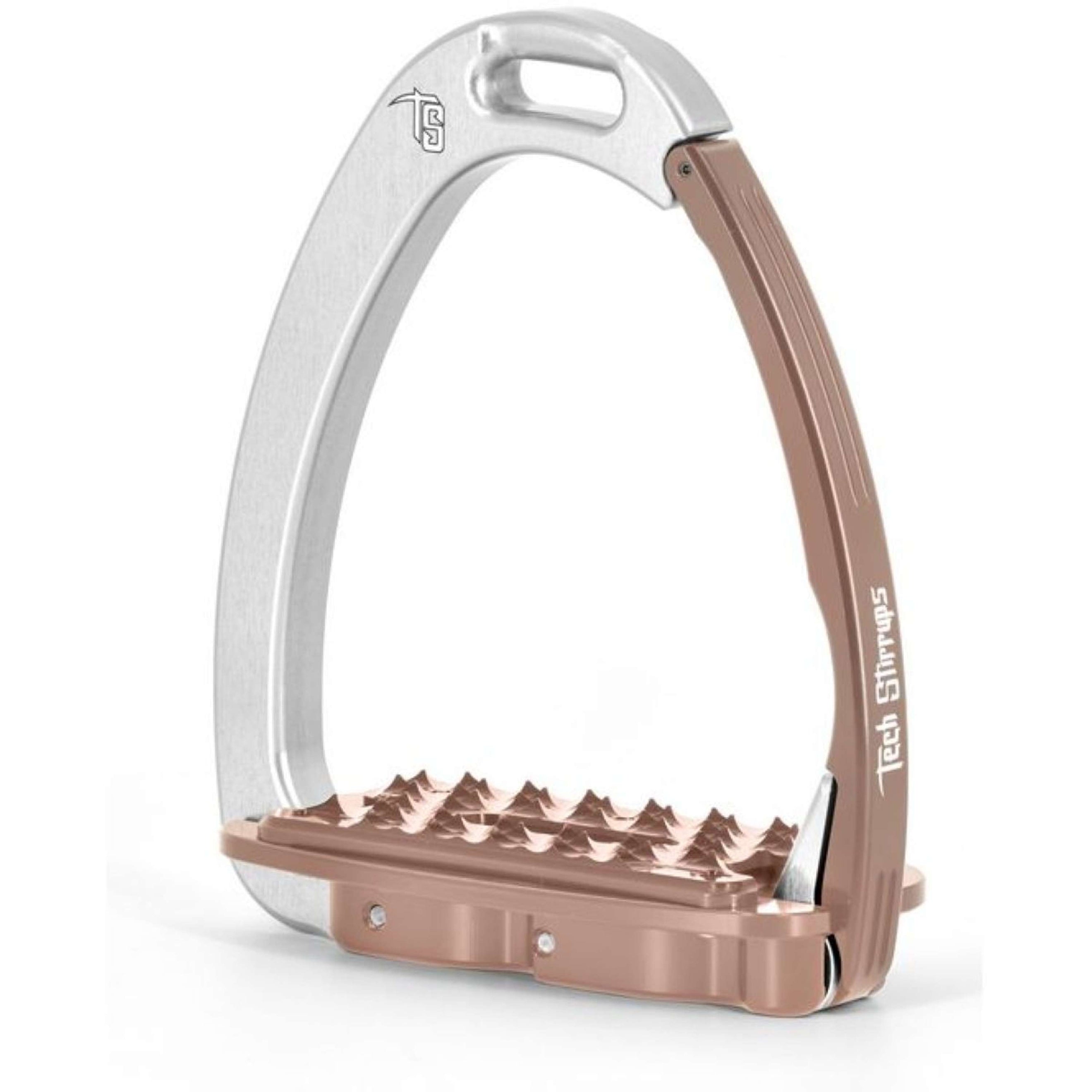 Tech Stirrups Steigbügel Venice Sloped EVO Silber/Roségold