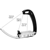 Tech Stirrups Steigbügel Venice Young EVO Classic Silber/Silber