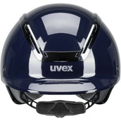 Uvex Reithelm Exxeed Shiny Chrome Navy