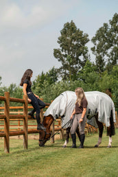 Velder Horsewear Premium Fliegendecke Pearl Grey