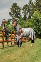 Velder Horsewear Premium Fliegendecke Pearl Grey