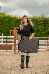 Velder Horsewear Premium Schabracke Bamboo Springen Schwarz