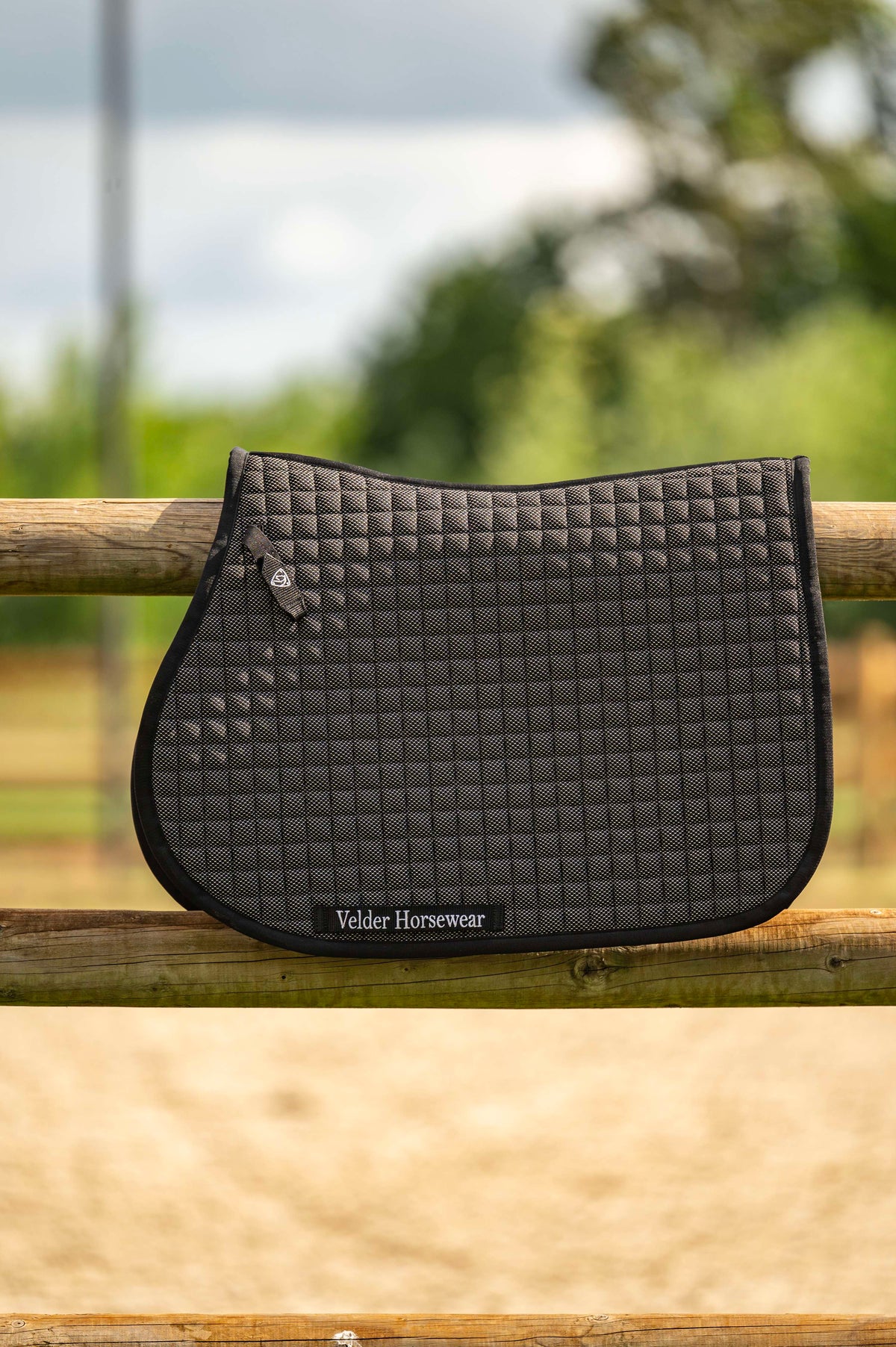 Velder Horsewear Premium Schabracke Bamboo Springen Schwarz