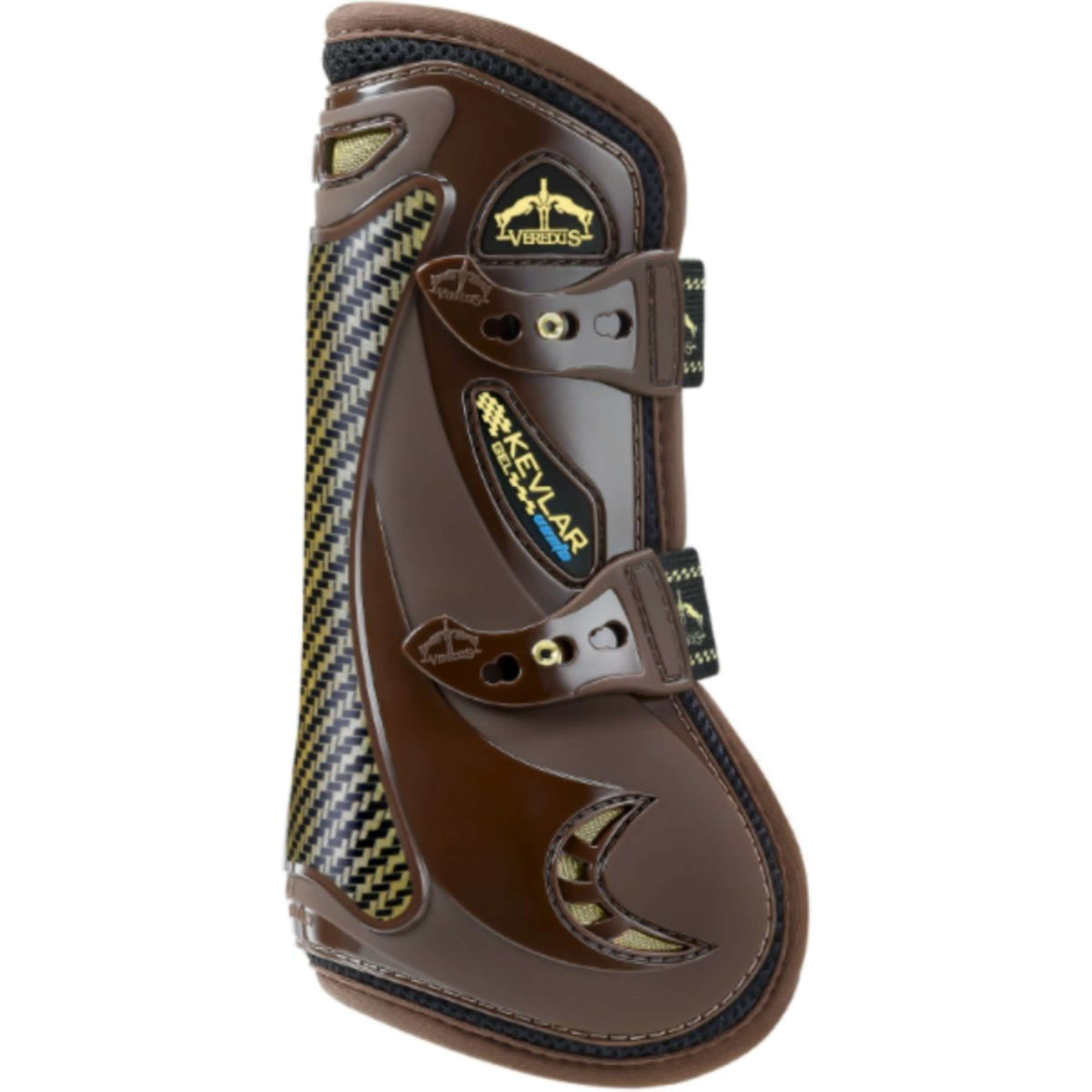 Veredus Sehnenschutz Kevlar Gel Vento Front Braun Veredus Sehnenschutz Kevlar Gel Vento Front Braun