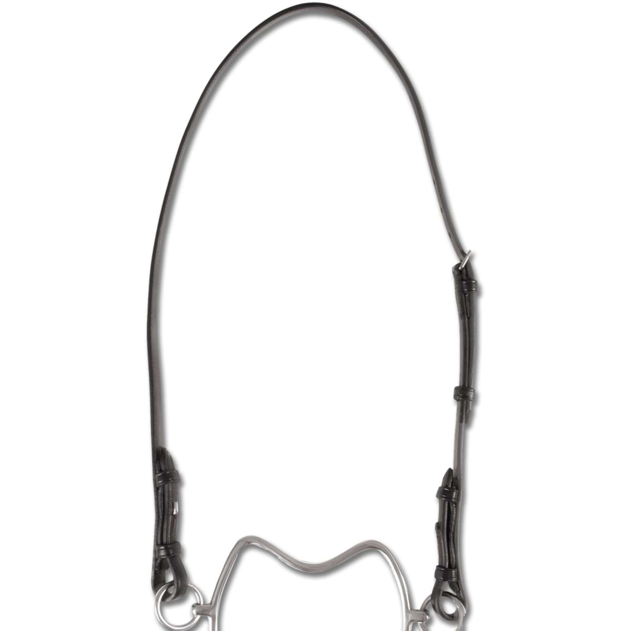 Waldhausen Kopfriemen für Steiggebiss Schwarz Waldhausen Kopfriemen für Steiggebiss Schwarz