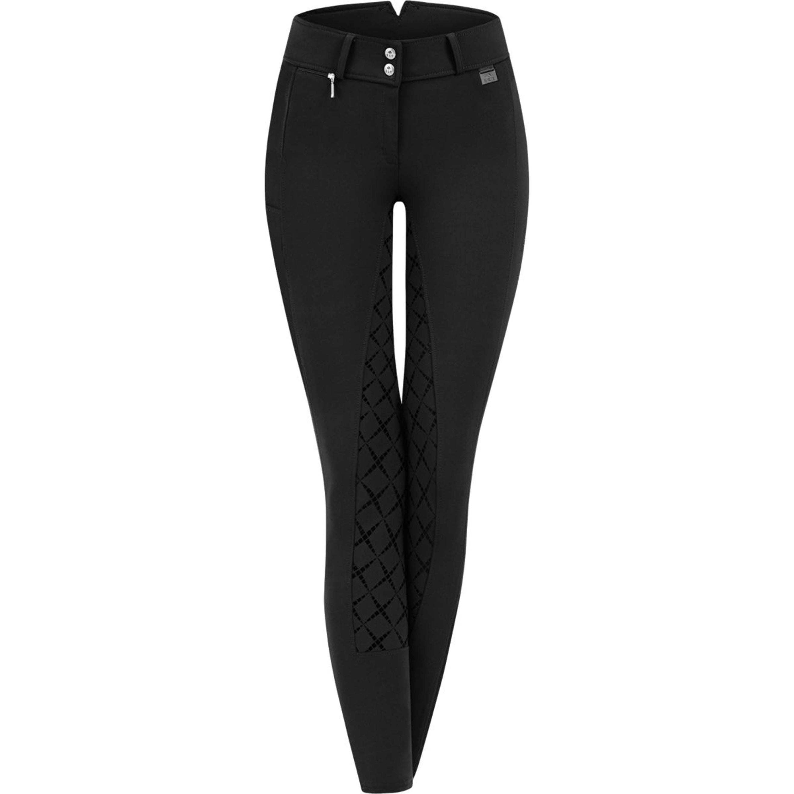 ELT Reithose Micro Sport High Waist Silikon Schwarz ELT Reithose Micro Sport High Waist Silikon Schwarz