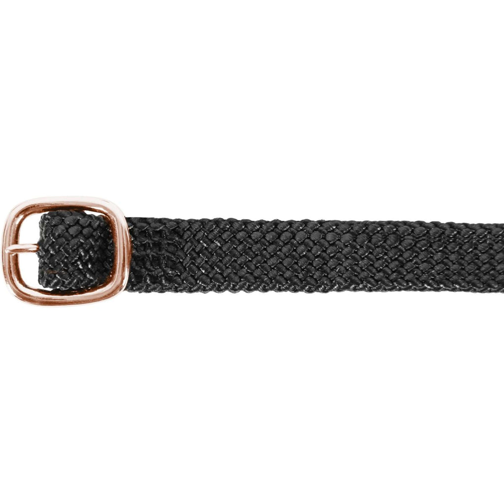 Waldhausen Sporenriemen Premium Nylon Schwarz/Rosegold