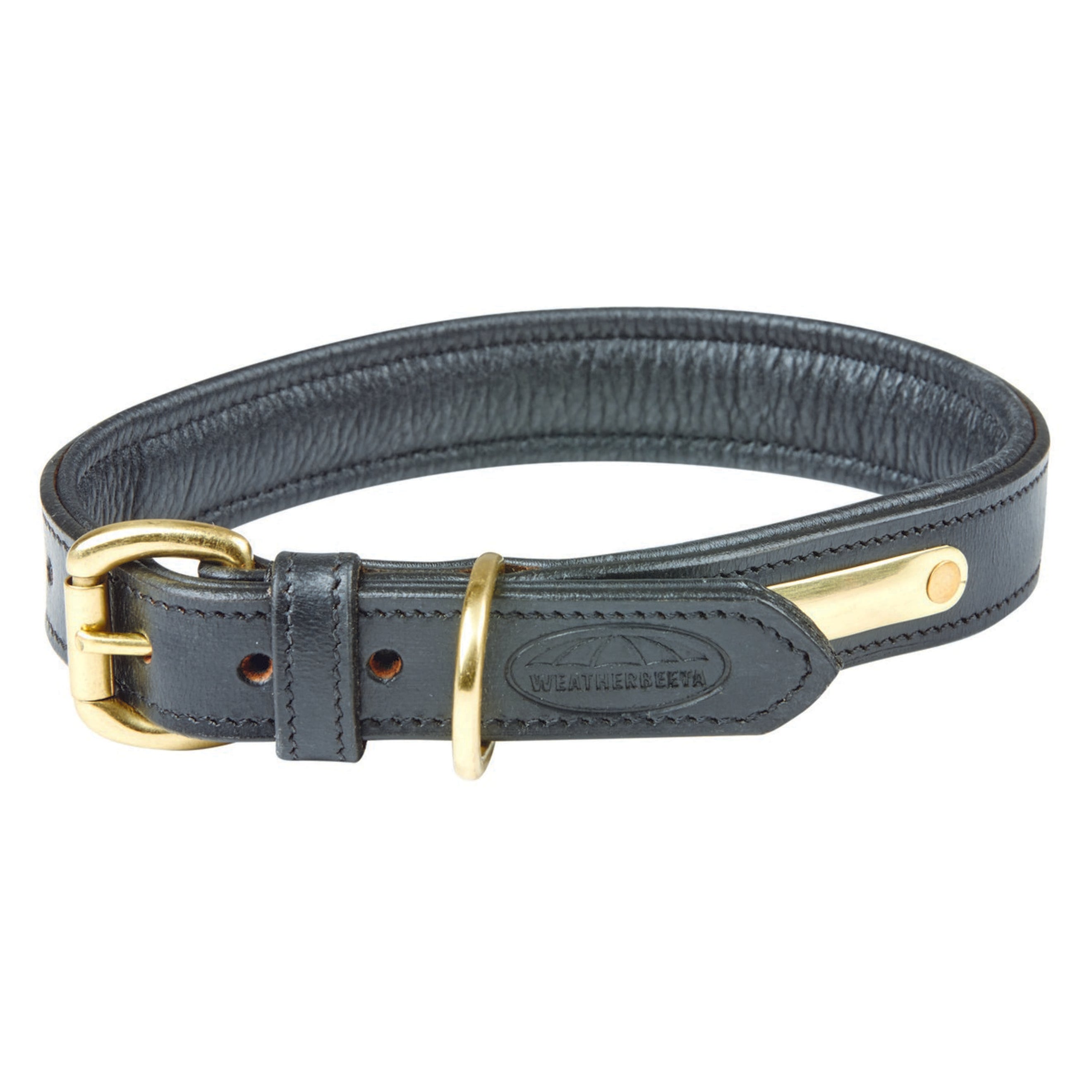 WeatherBeeta Dog Collar Padded Leather Schwarz WeatherBeeta Dog Collar Padded Leather Schwarz