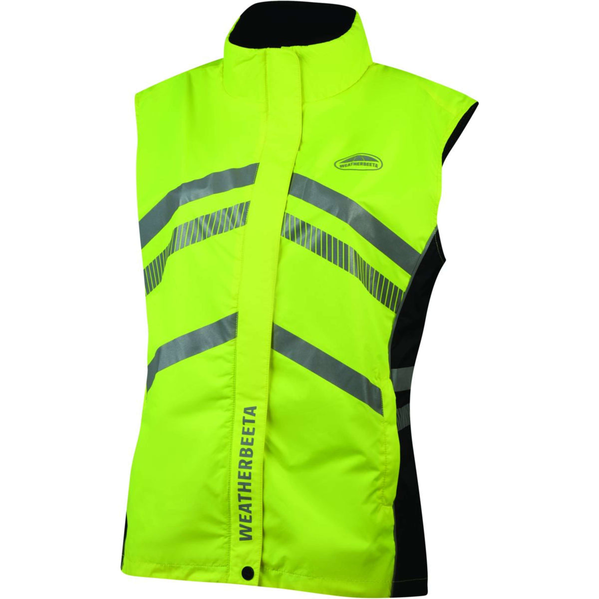 Weatherbeeta Weste Reflective HiVis Leicht Wasserdicht für Kinder Gelb