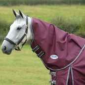 Weatherbeeta Winterdecke Comfitec Plus Dynamic II Neck Rug Medium Maroon/Grau/Weiß