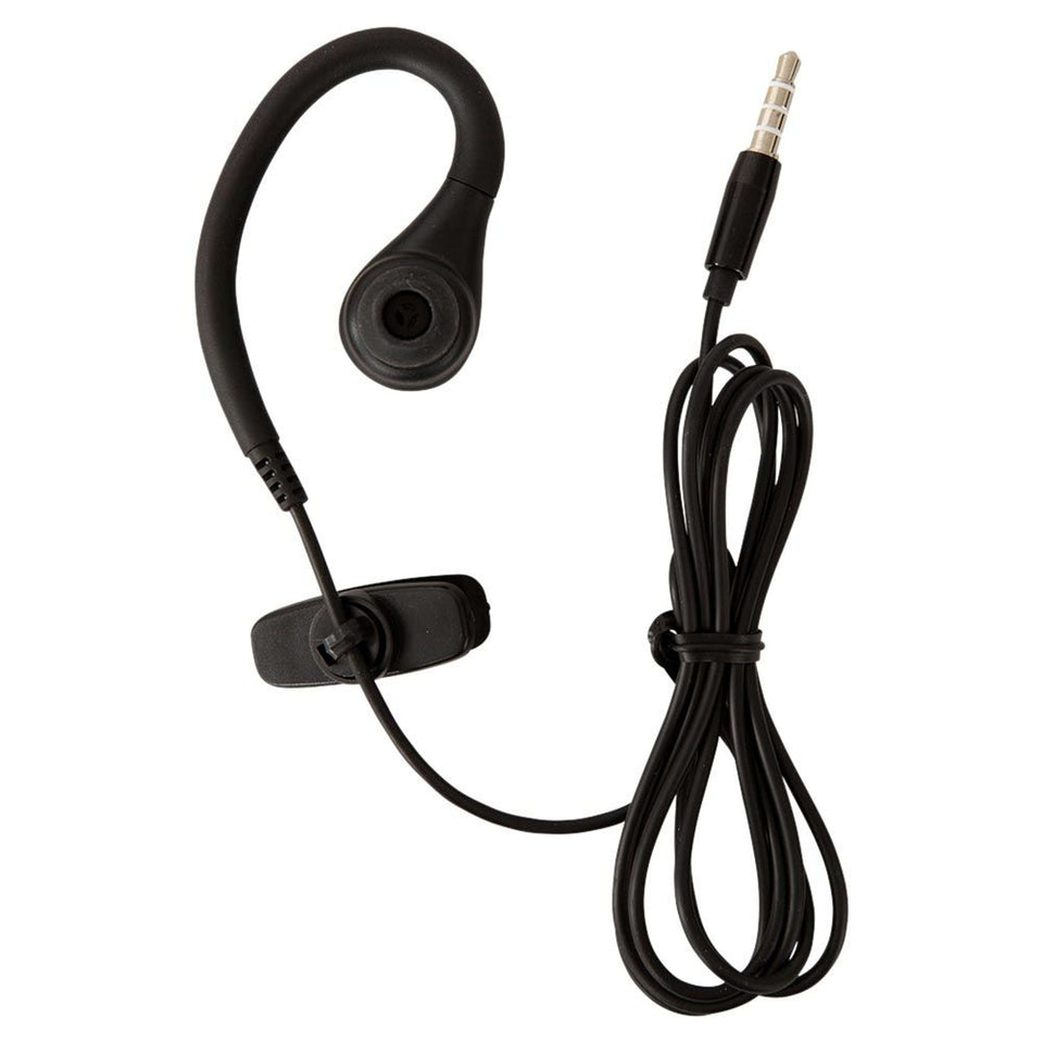 WHIS Ohrhörer Flexibel mit Schutzkappe Schwarz