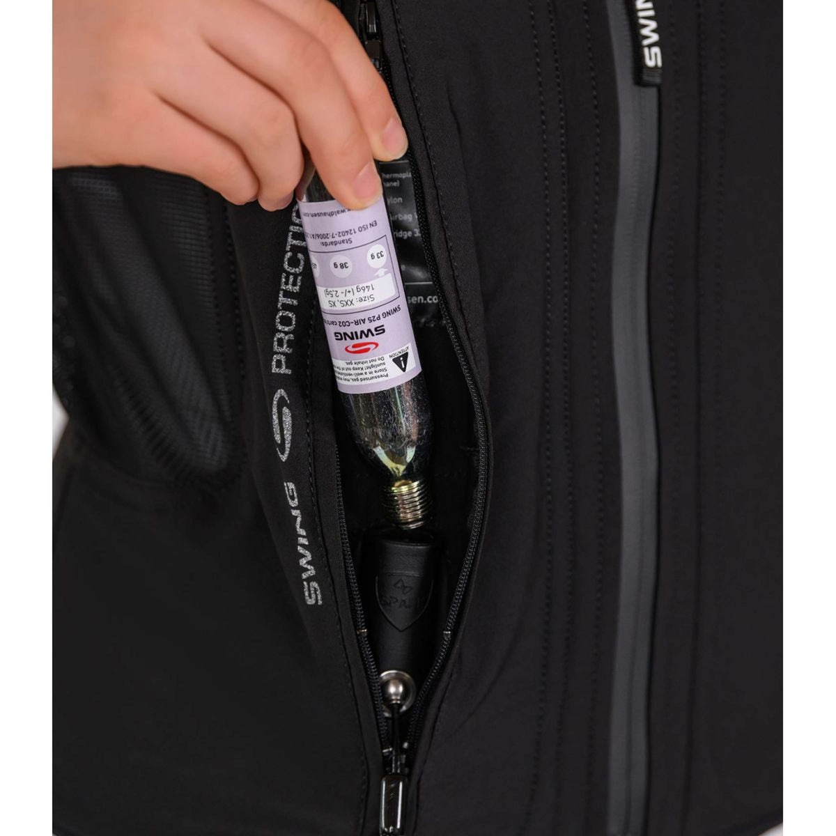 Swing Airbag Weste P25 AIR Schwarz