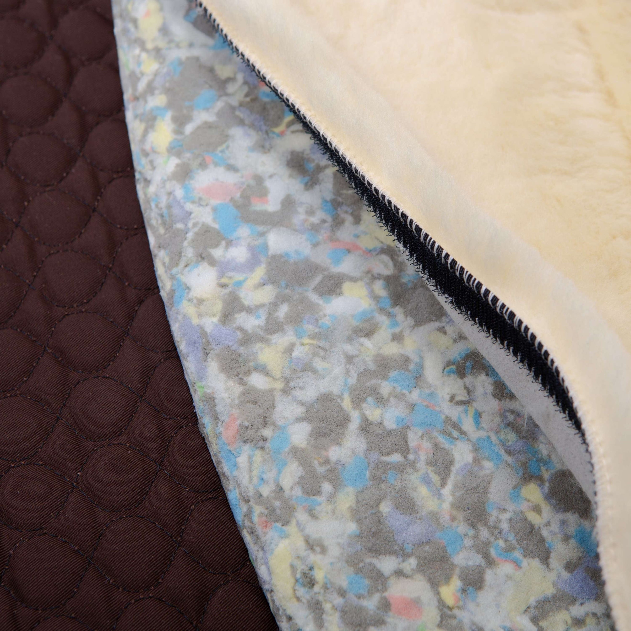 Werner Christ Schabracke Champ fur Iberica Bareback Pad Braun/Natural