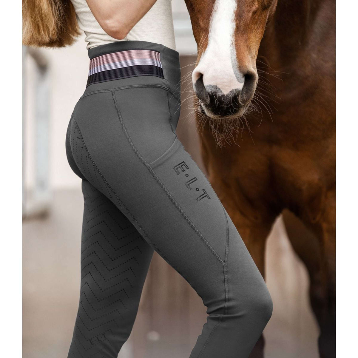 ELT Reitleggings Nala Asphalt