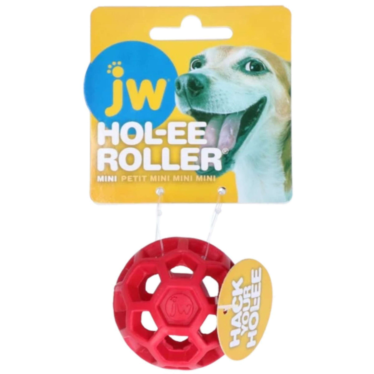 JW Spielball HOL-EE Roller Mini Rot
