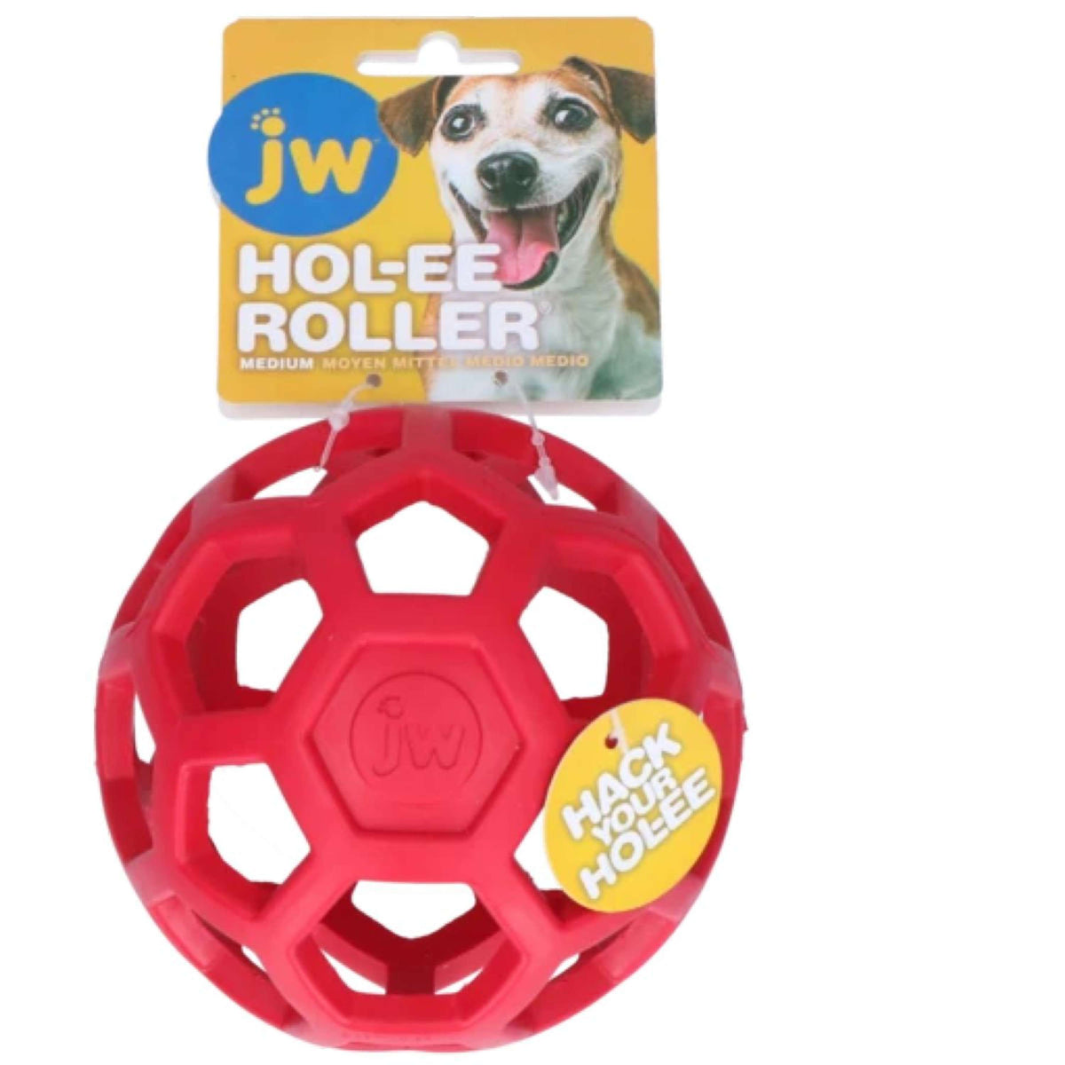 JW Spielball HOL-EE Roller M Rot