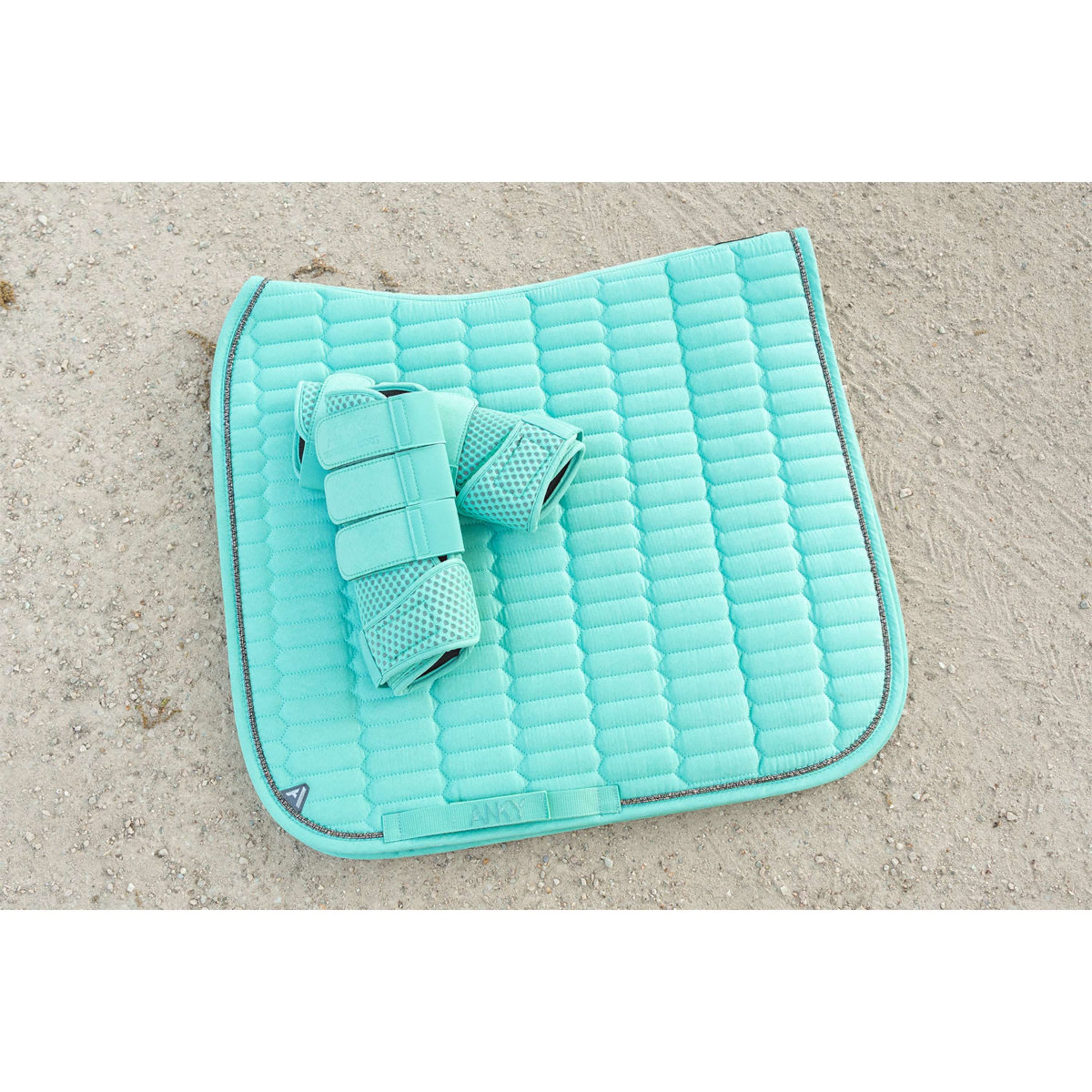 ANKY Schabracke Suede XB261110 Dressur Pool Blue