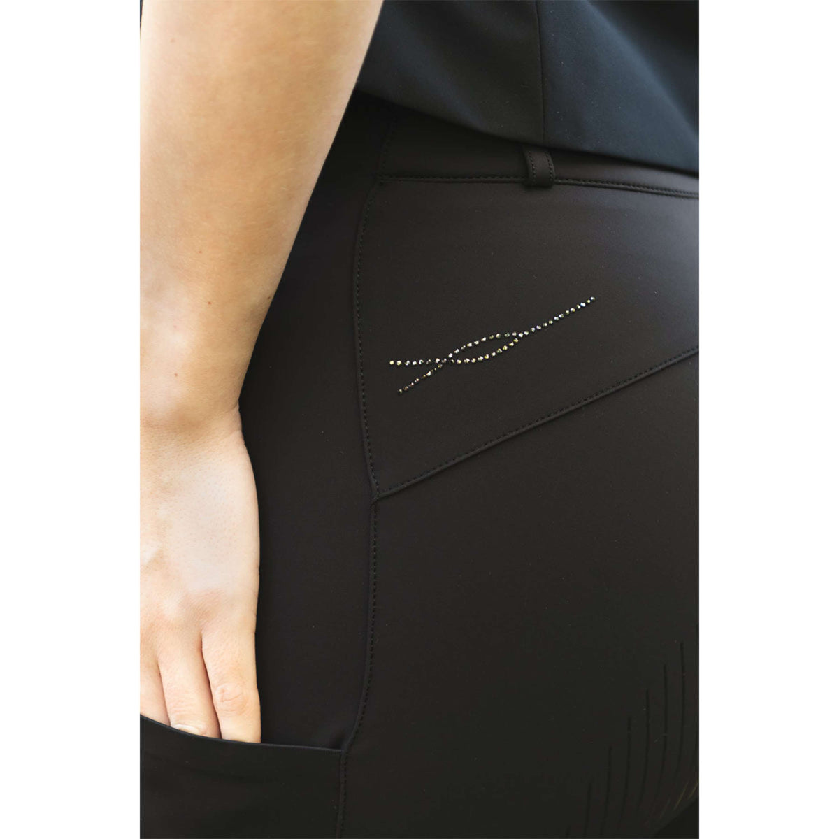 ANKY Reitleggings Purity XR261103 Full Grip Schwarz