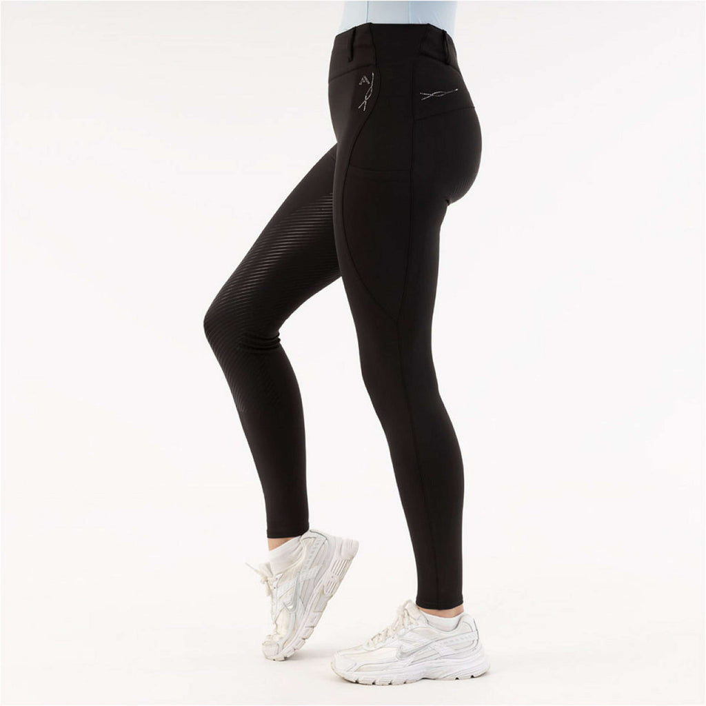 ANKY Reitleggings Purity XR261103 Full Grip Schwarz