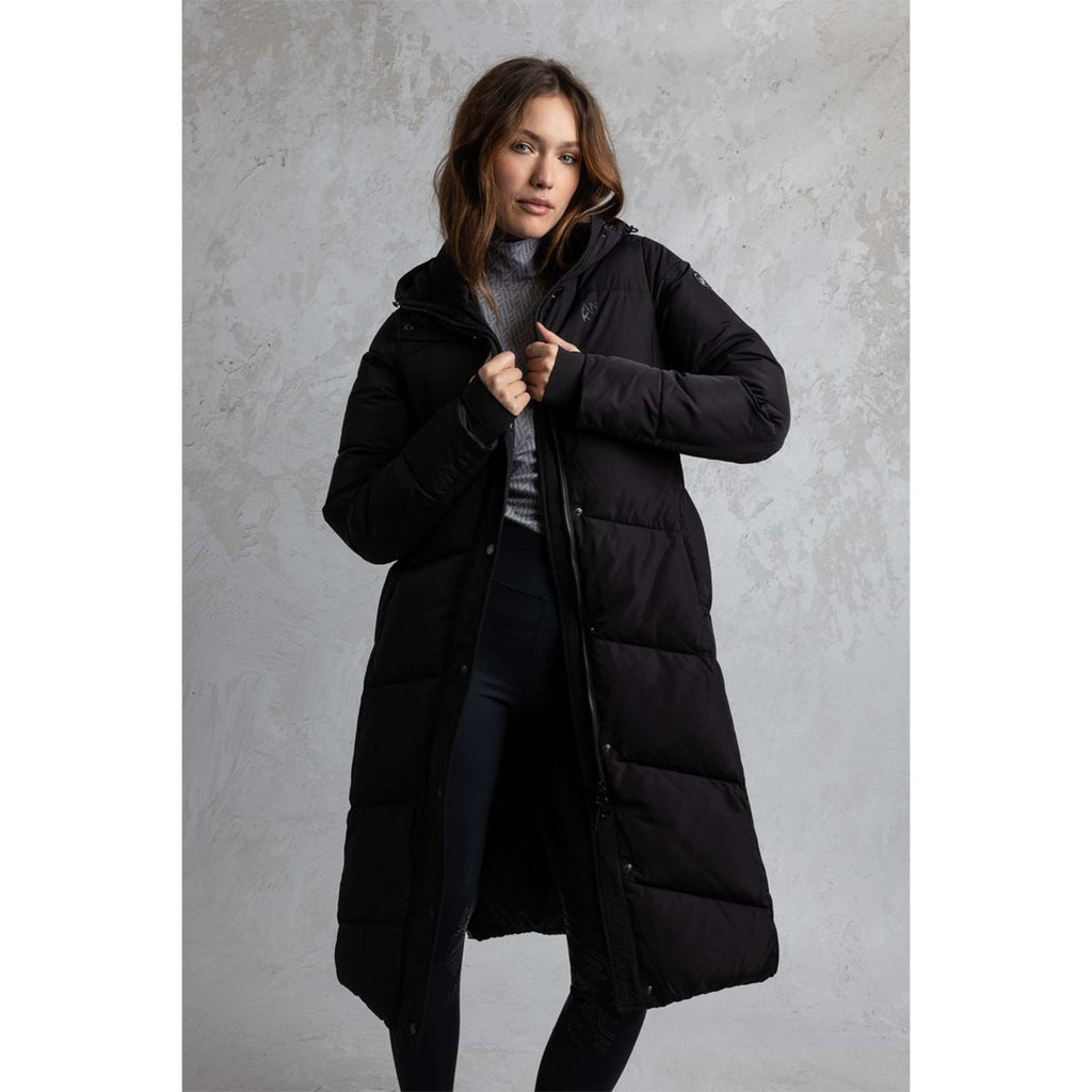 ANKY Langer Steppmantel ATC262005 Schwarz