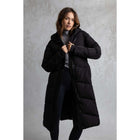 ANKY Langer Steppmantel ATC262005 Schwarz